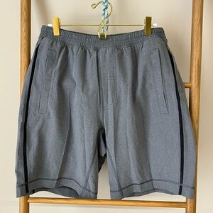 Lululemon Athletica Gray pace breaker shorts 9 in. Lined